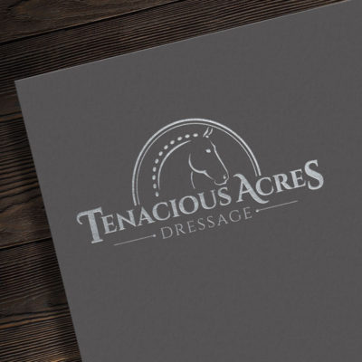 Tenacious Acres Dressage Logo Design