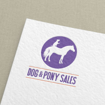 Dog & Pony Sales Logo Design